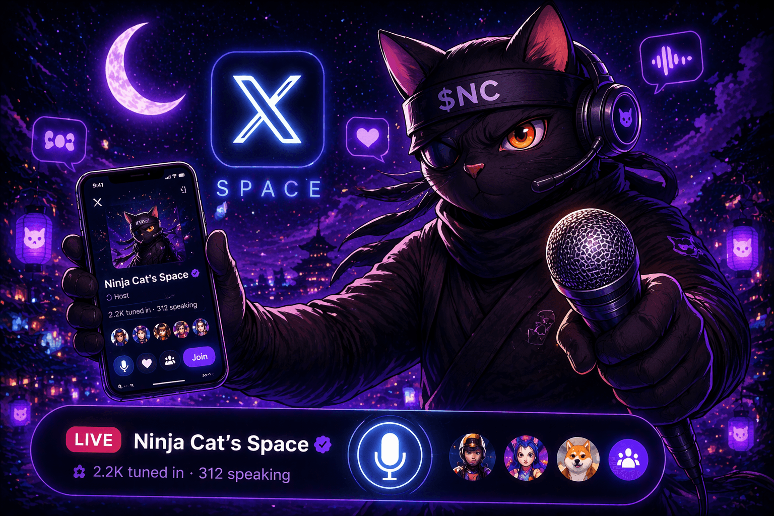 In The Dojo weekly X Space card