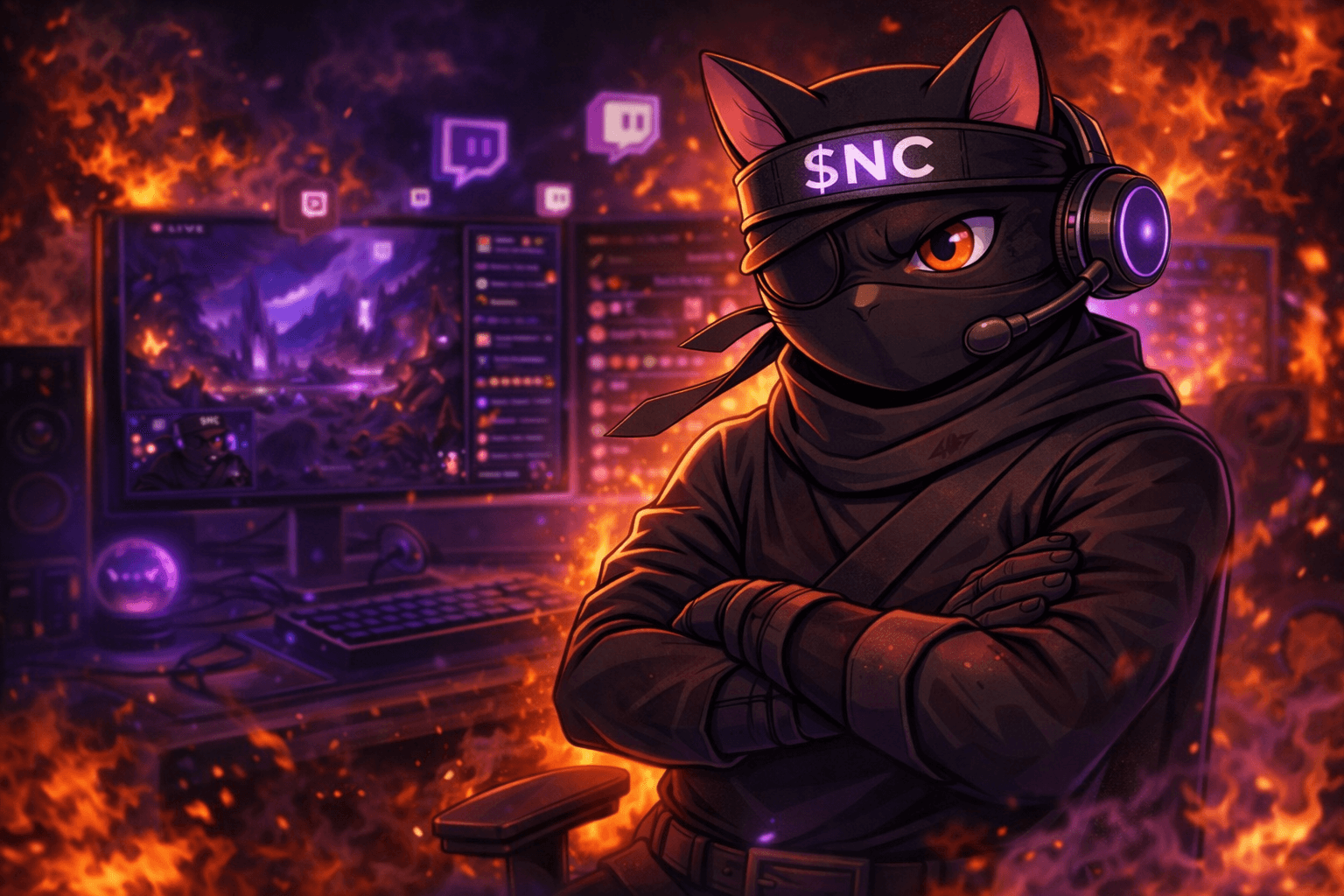 Ninja Cat Dojo Points card